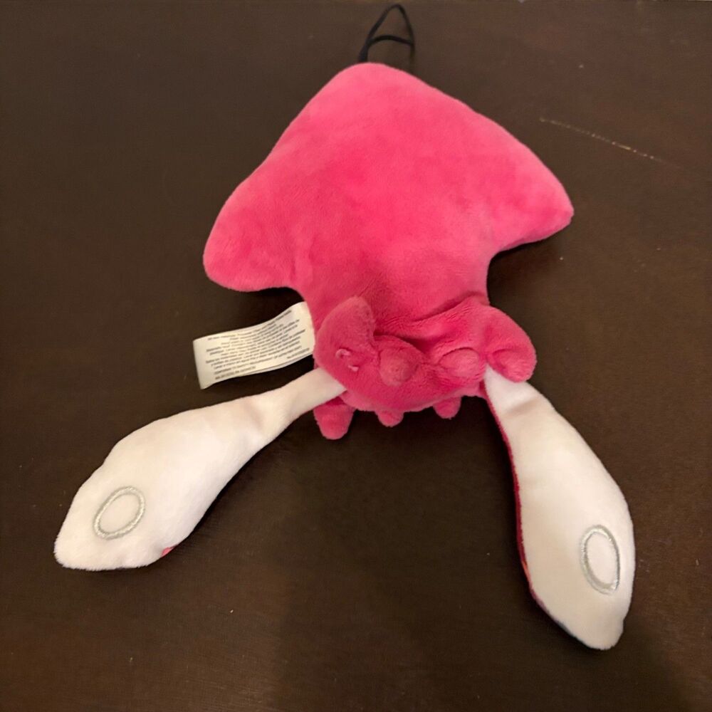 Nintendo Splatoon Inkling Squid Pink Plush Stuffed Toy 8" Little Buddy - Picture 4 of 6